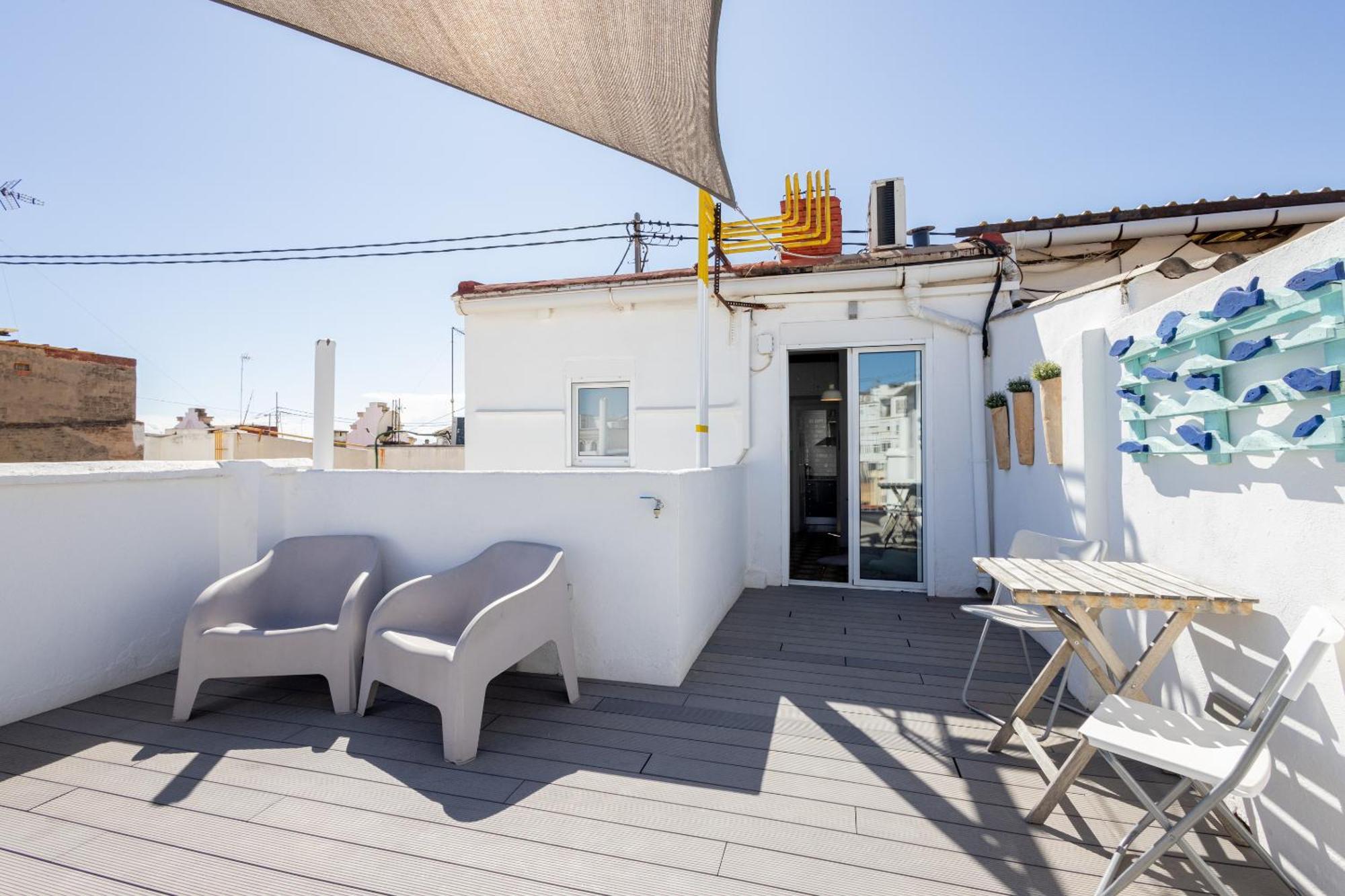 Ferienwohnung Florit Flats - Atico Oasis De Ruzafa Valencia Exterior foto